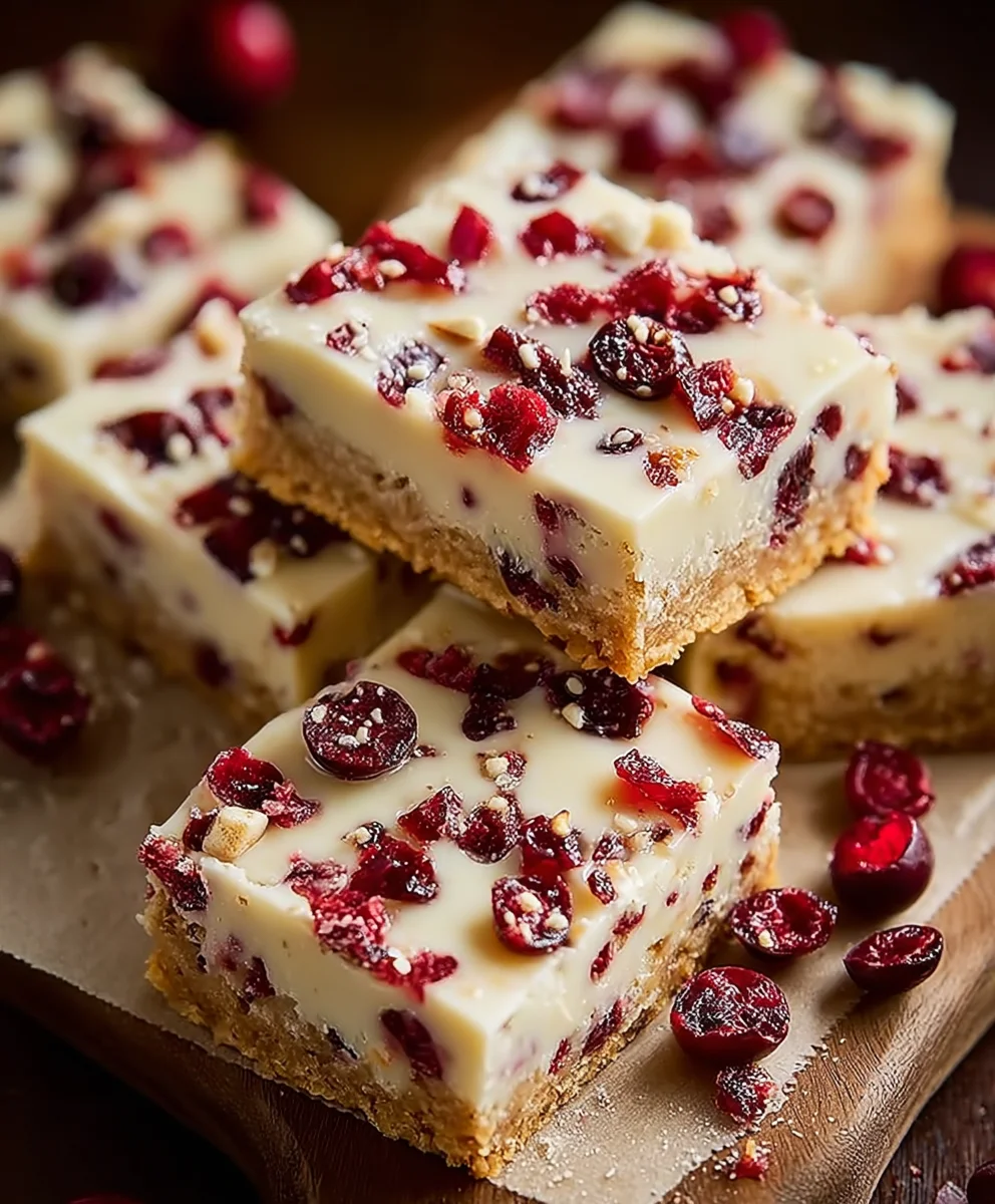 Cranberry Bliss Bars-Irresistible Sweet Treat
