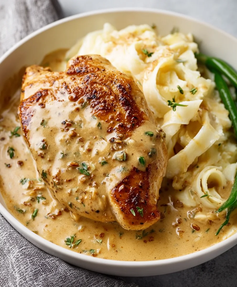 Creamy Garlic Chicken Recipe - Easy & Delicious