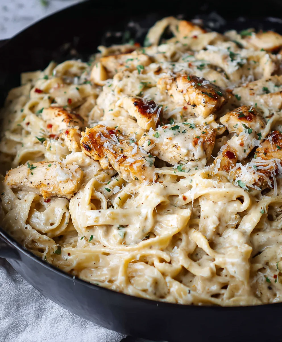 Garlic Parmesan Chicken Pasta - Quick & Easy Recipe