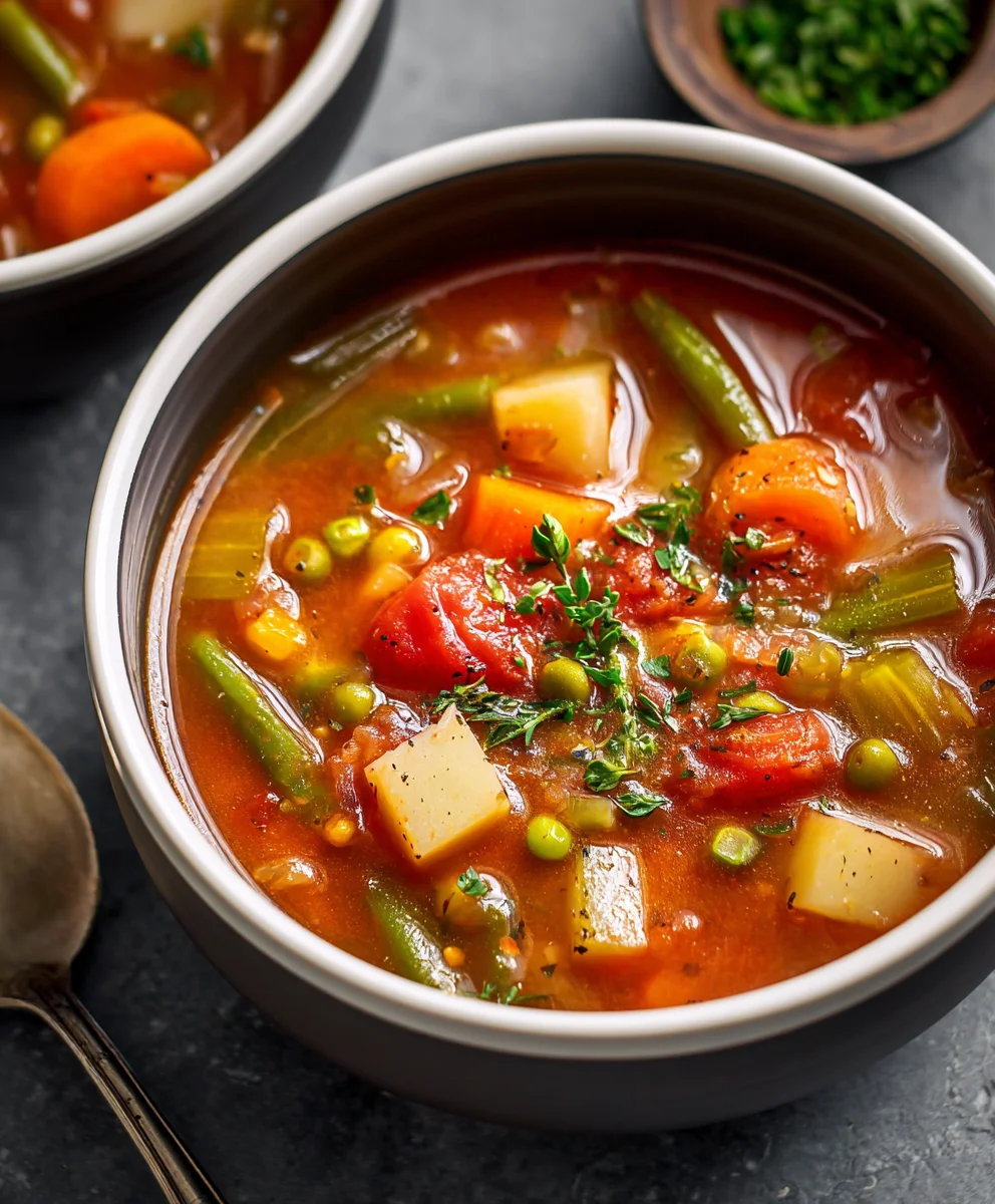 Hearty Vegetable Soup - Easy Wholesome Recipe