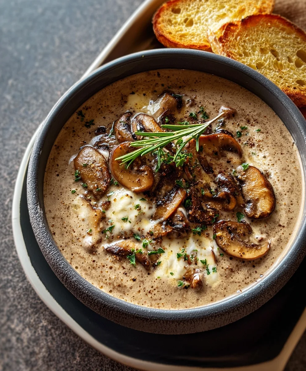 Creamy Mushroom Soup-Simple & Delicious Recipe