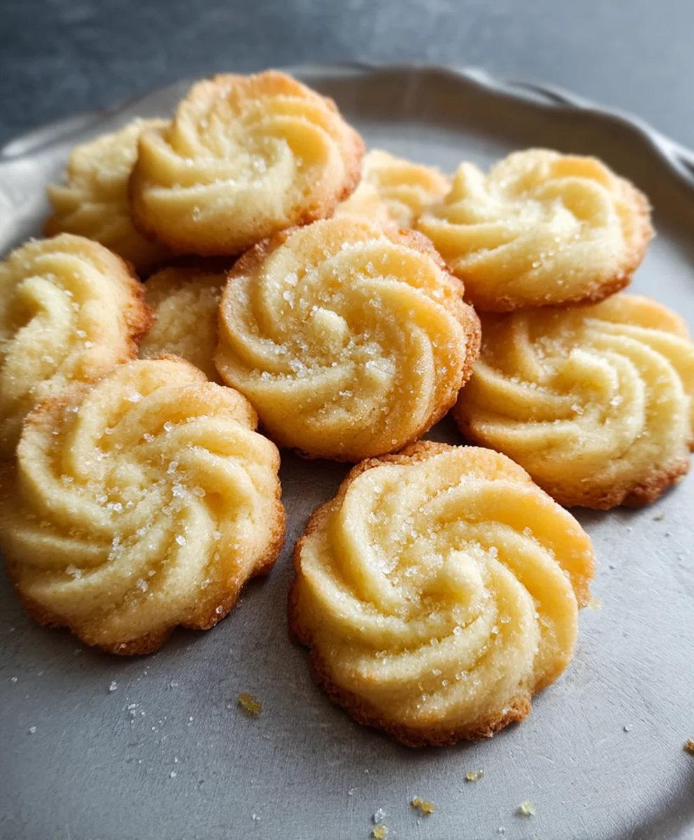 Danish Butter Cookies-Buttery Sweet Cookie Bliss