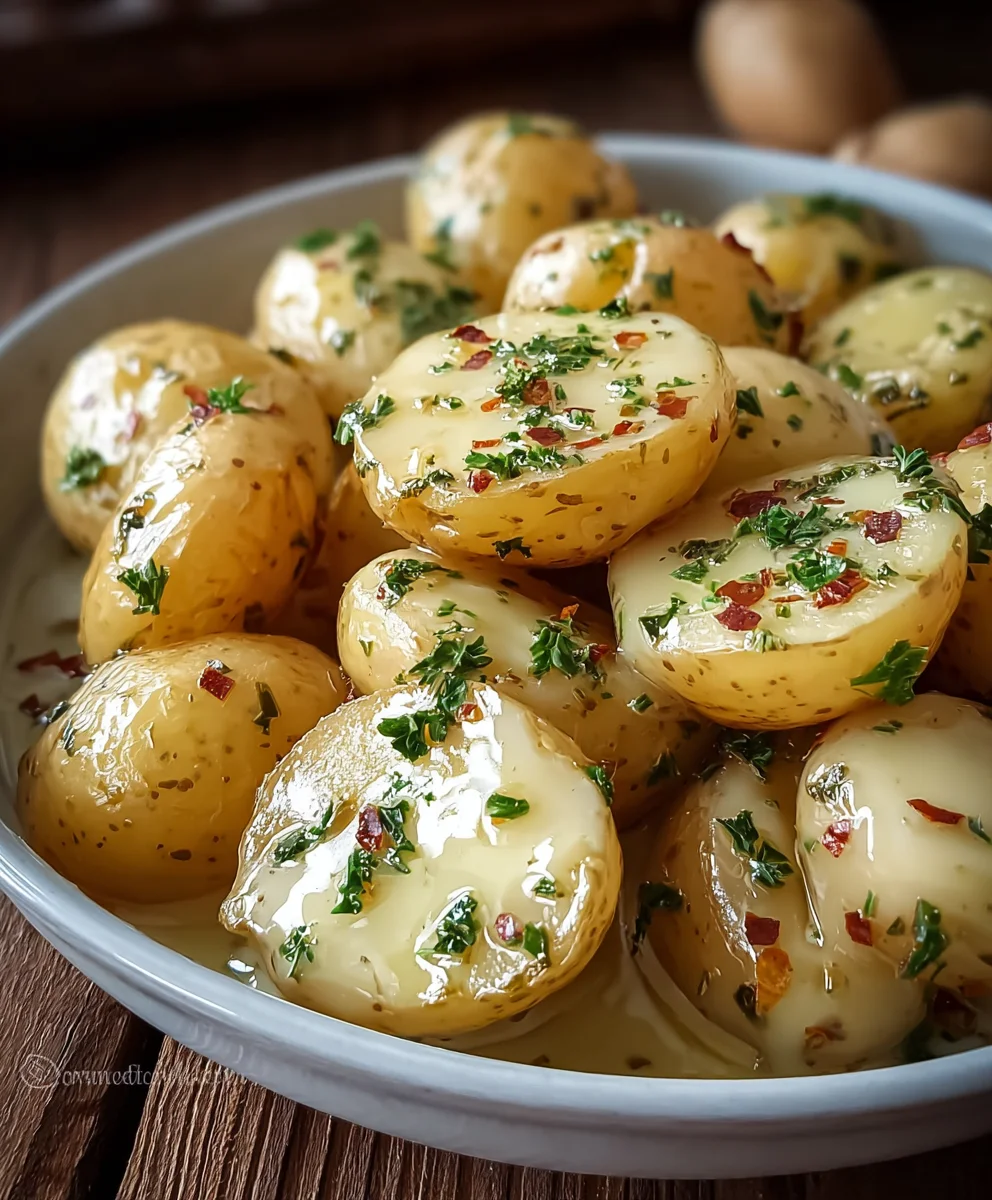 Creamy Baby Potatoes Recipe - Easy & Delicious
