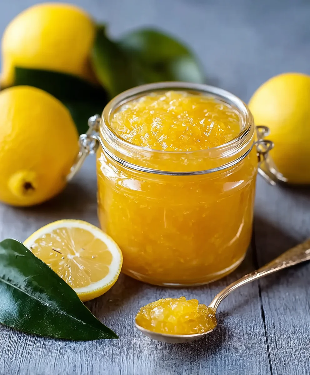 Easy Homemade Lemon Jam Recipe-Sweet Citrus Spread