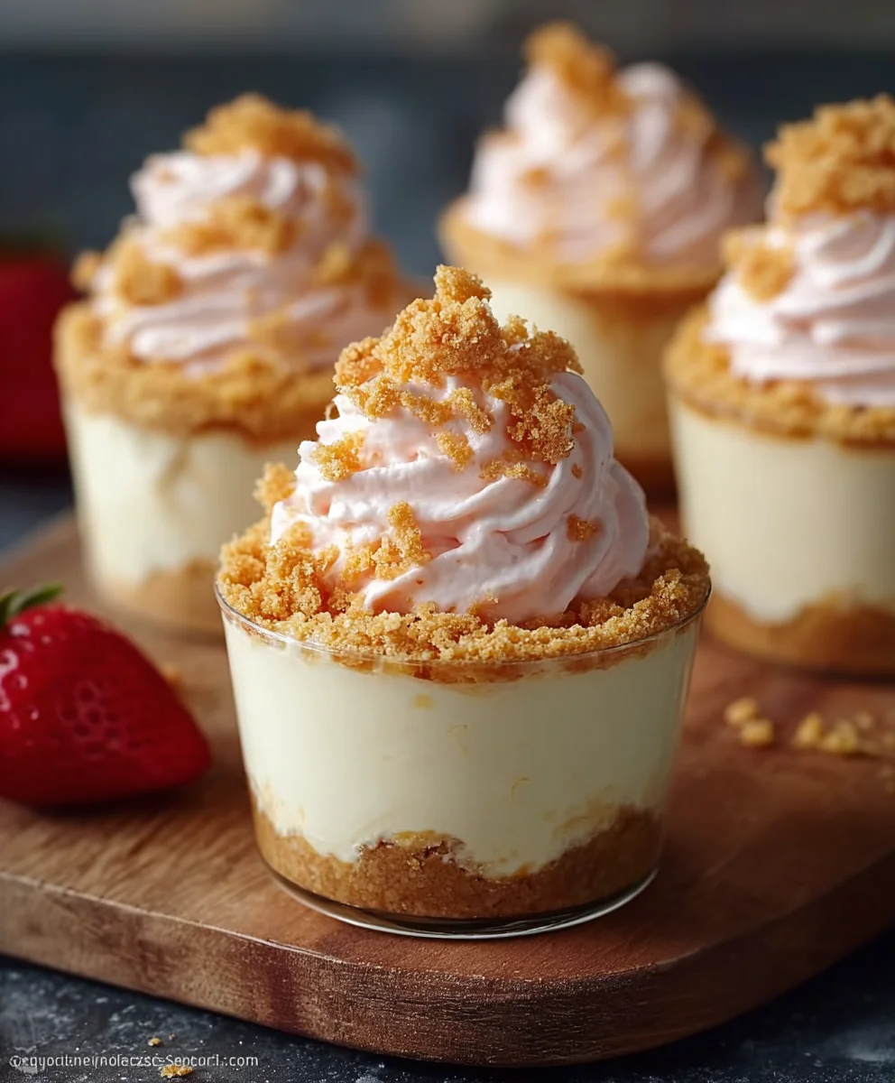 Easy Cheesecake Cups-Deliciously Creamy Desserts