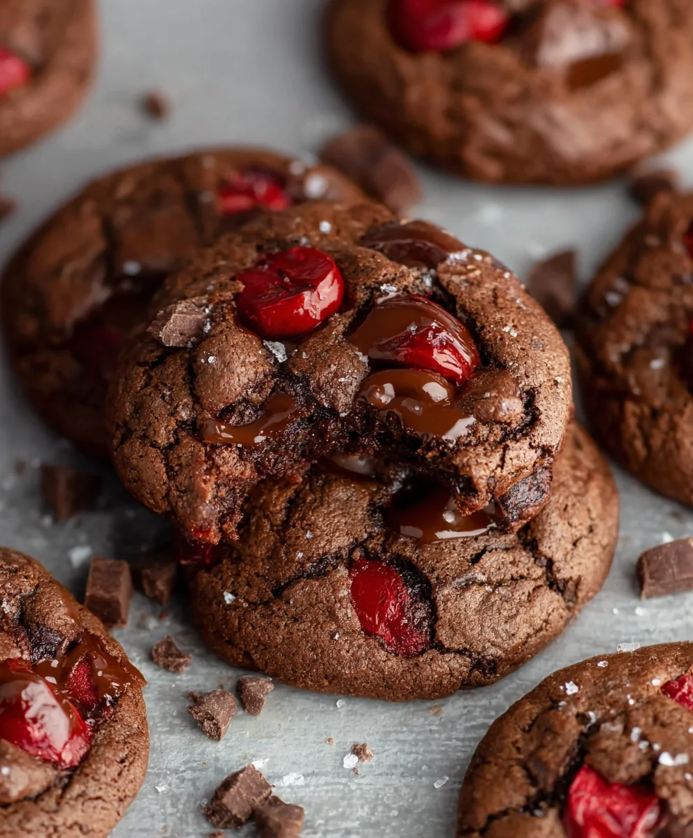 Decadent Cherry Chocolate Cookies Recipe