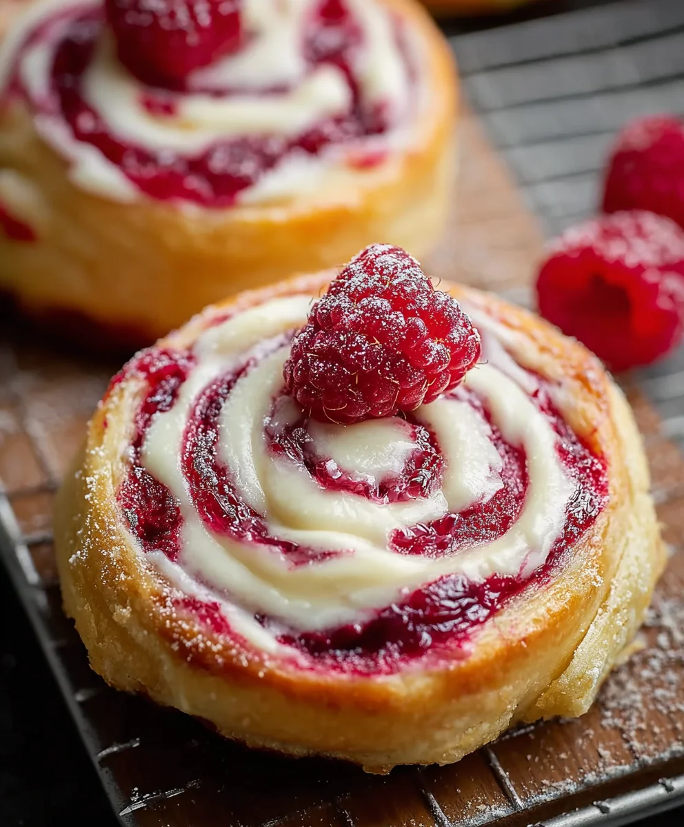 Raspberry Vanilla Swirls-Easy & Delicious Recipe