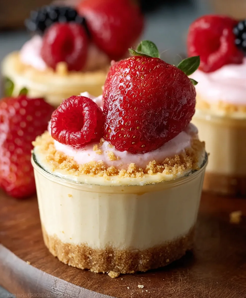 Easy Cheesecake Cups-Deliciously Creamy Desserts