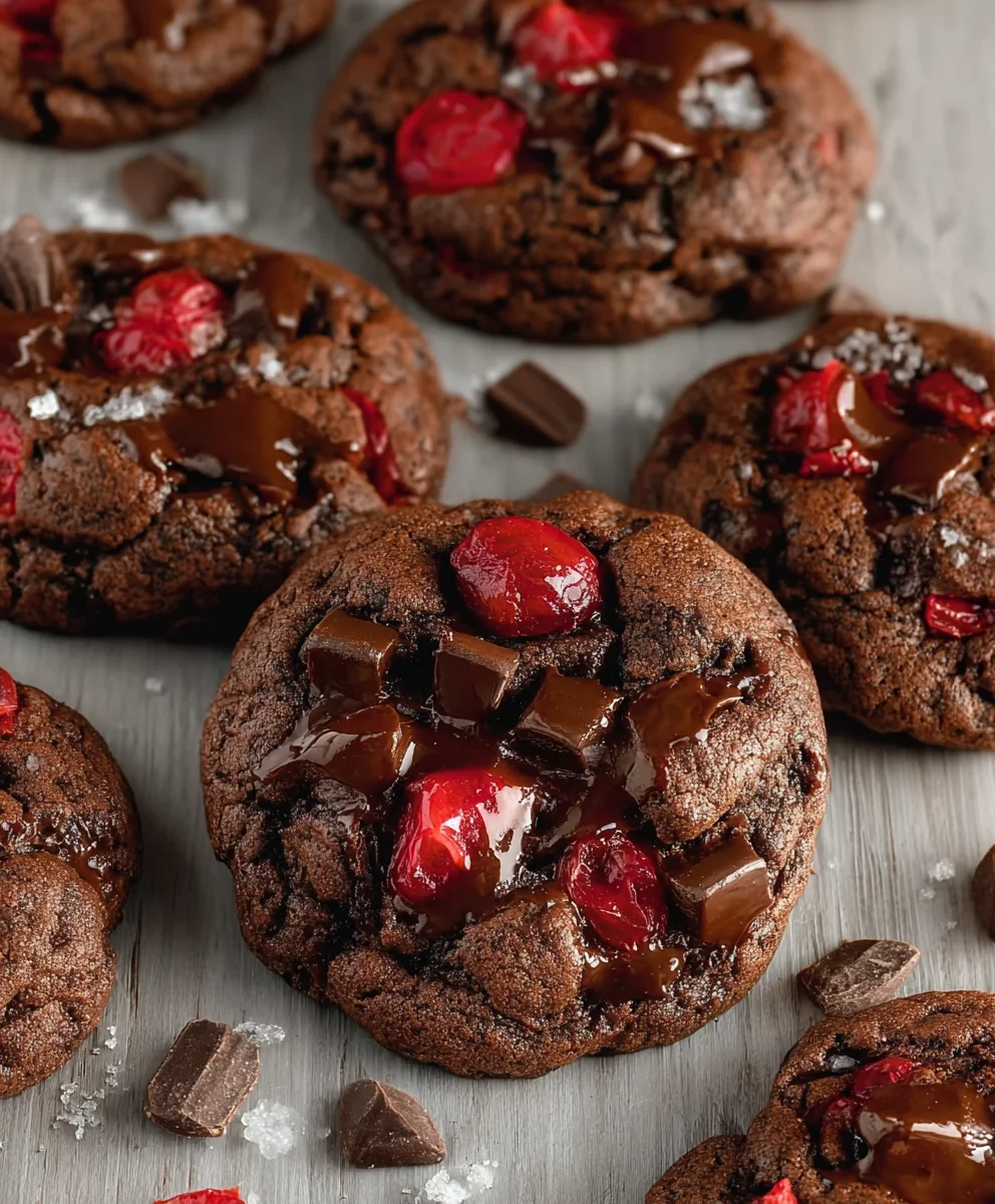 Decadent Cherry Chocolate Cookies Recipe