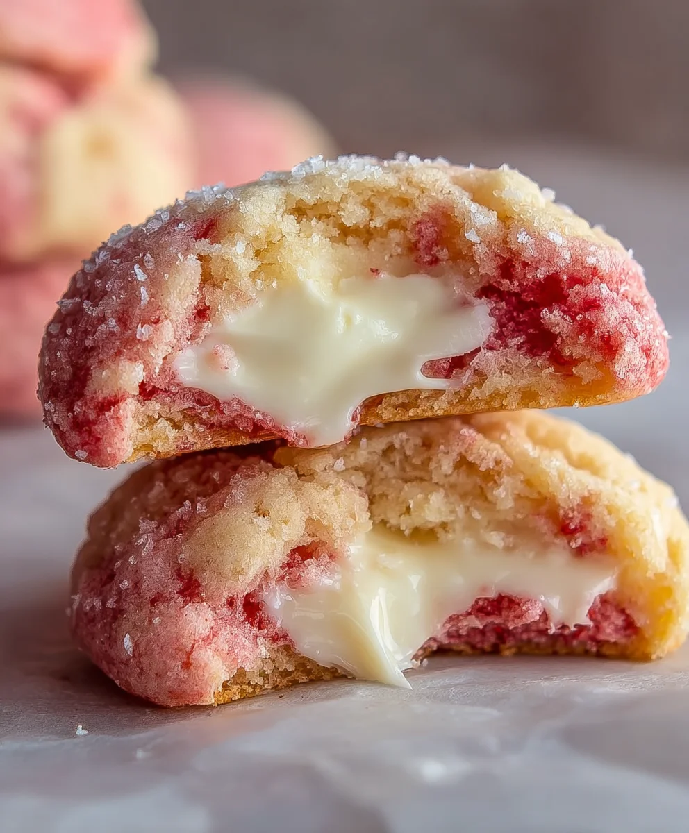 Strawberry Cheesecake Cookies - Easy Delicious Recipe