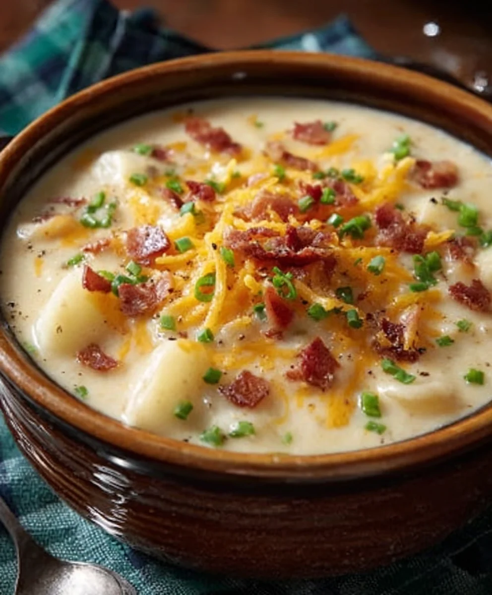 Slow Cooker Crack Beef Potato Soup-Easy Recipe