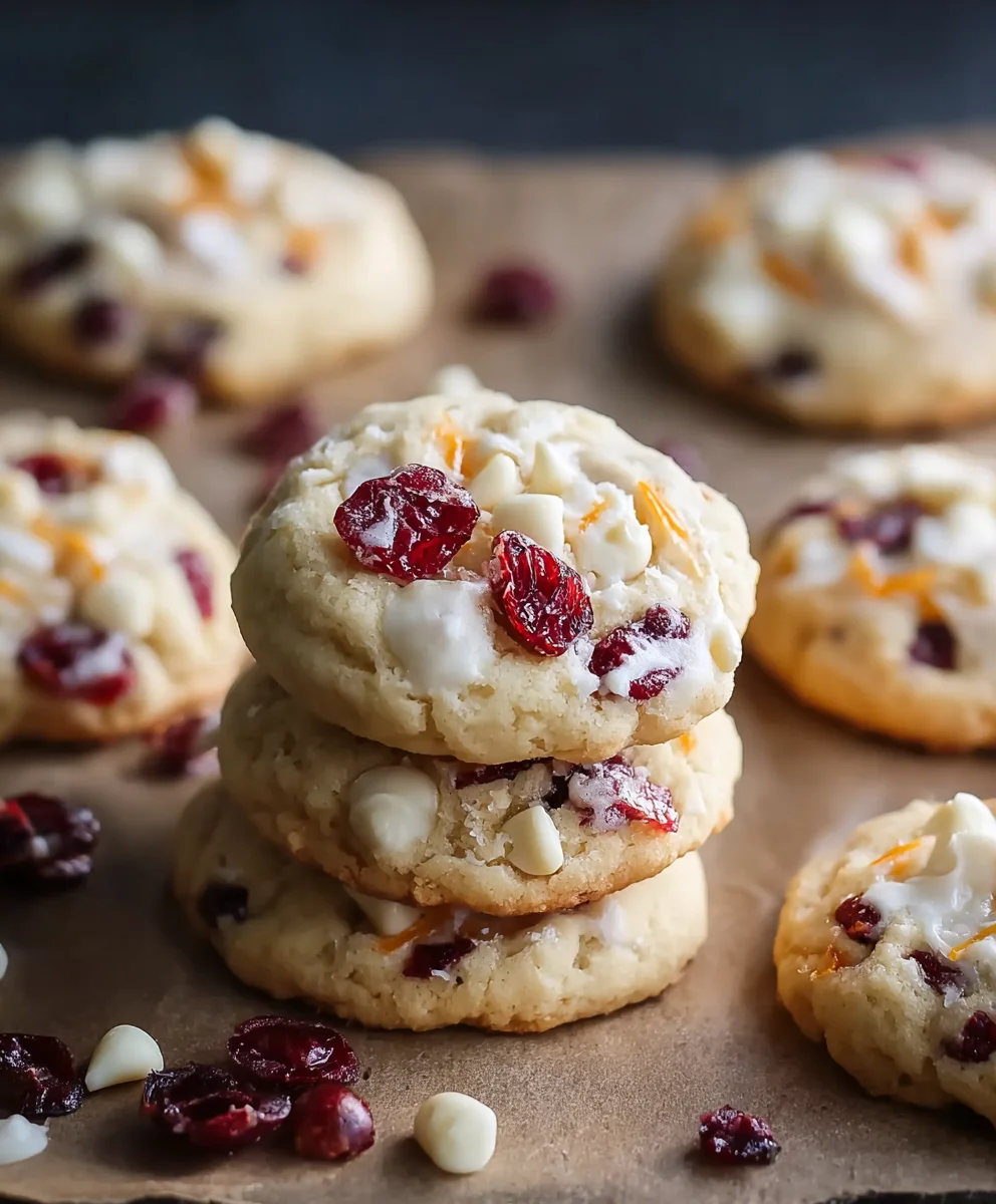 Cranberry Bliss Cookies-Festive Holiday Treat