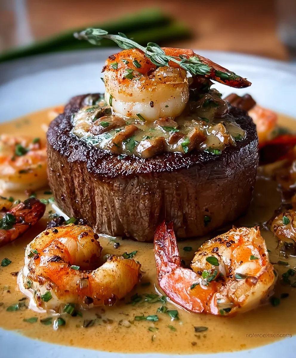 Filet Mignon with Seafood Sauce - A Delicious Meal