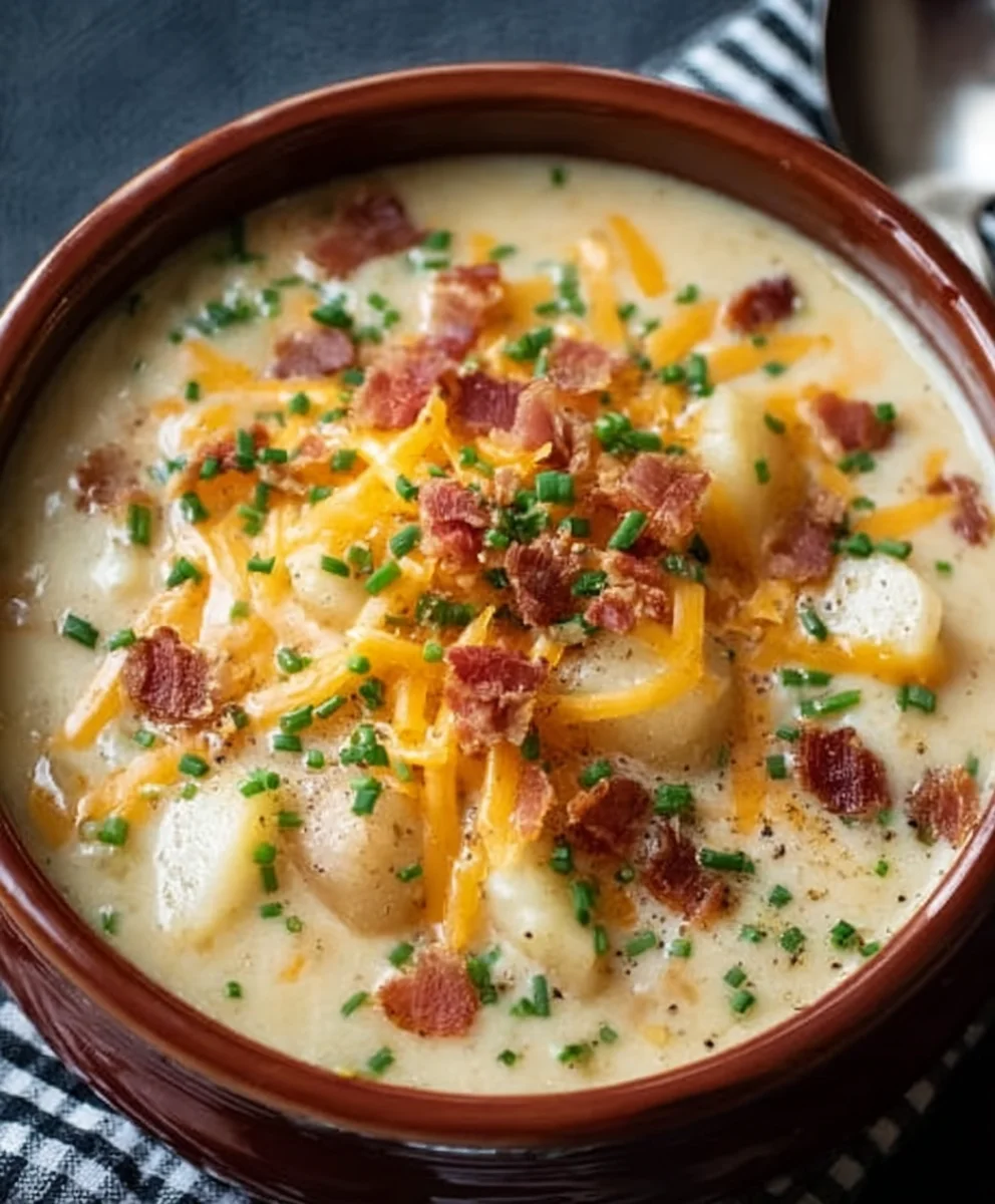 Slow Cooker Crack Beef Potato Soup-Easy Recipe
