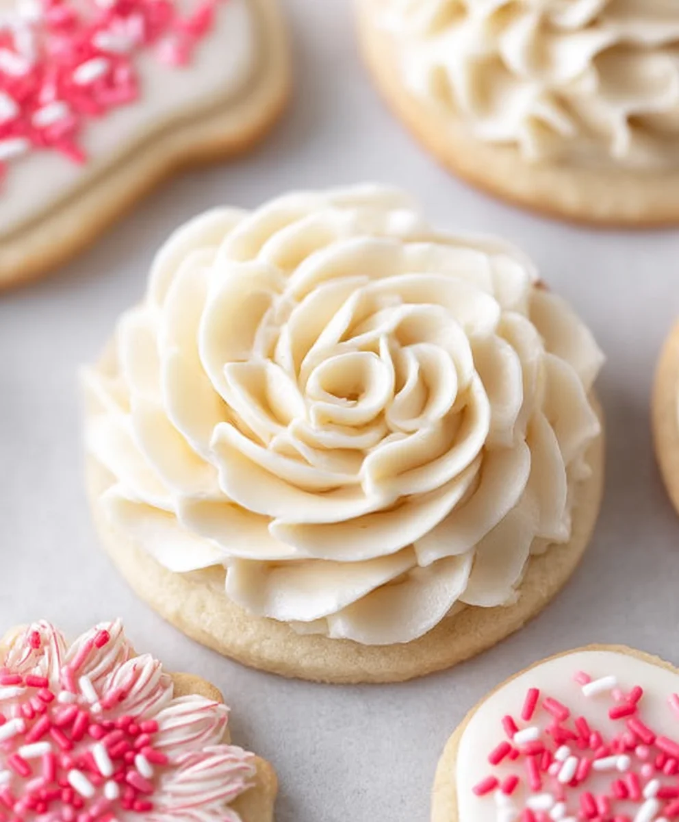 Best Buttercream Sugar Cookies-Easy Festive Recipe
