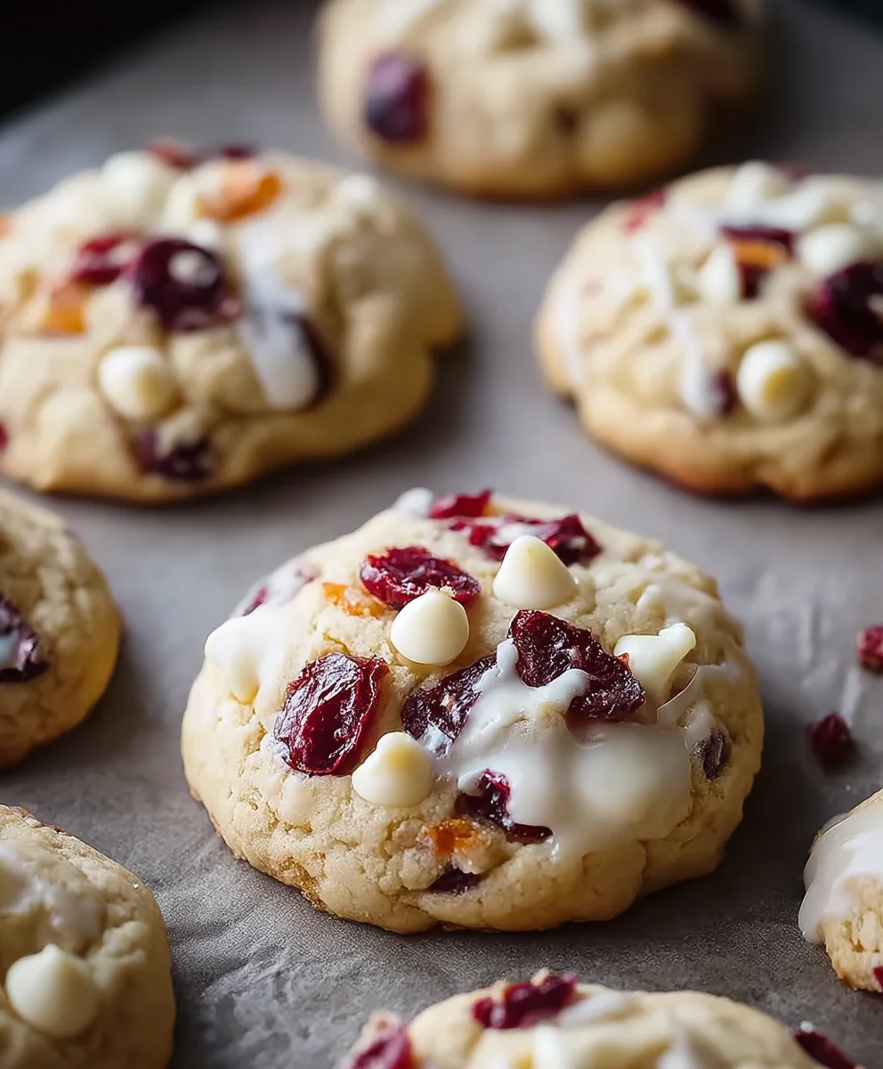 Cranberry Bliss Cookies-Festive Holiday Treat