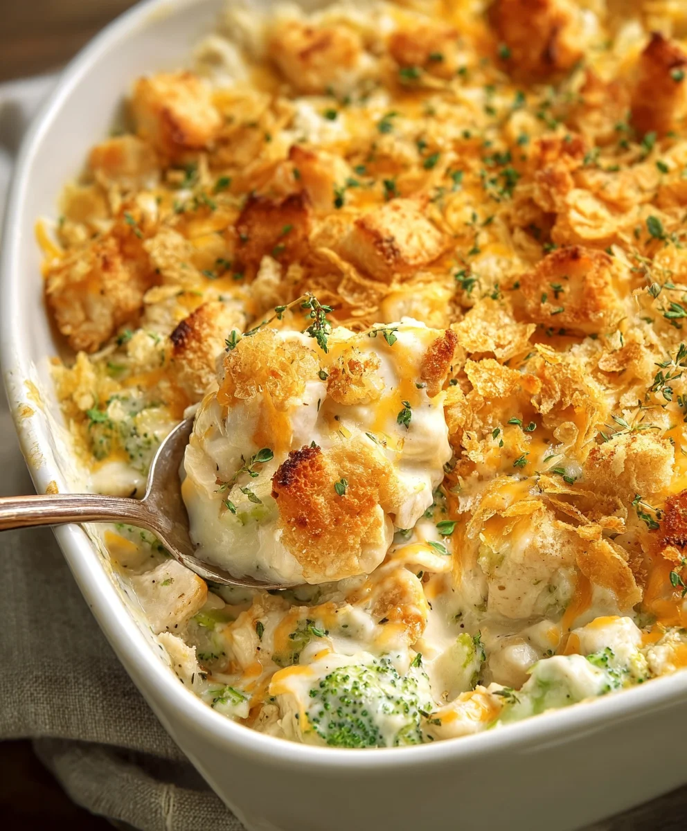 Easy Cheesy Chicken Casserole Recipe