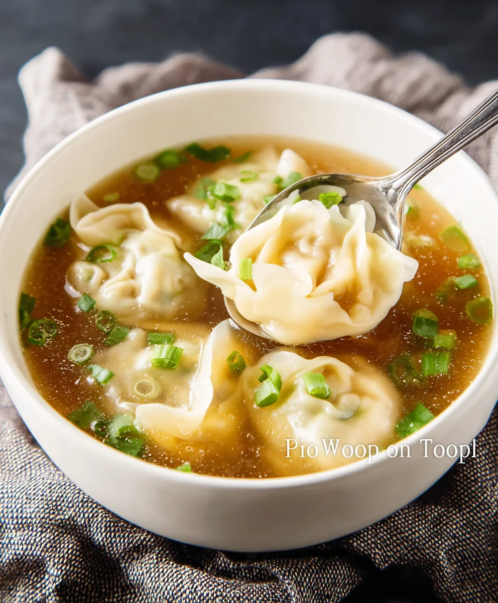 Easy Beef Wonton Soup - Quick & Flavorful Recipe