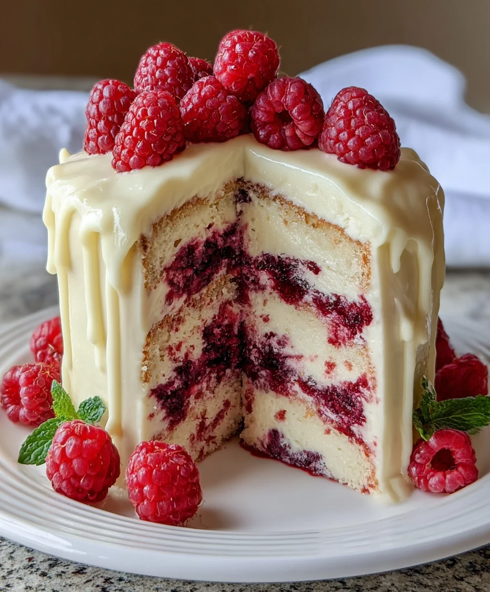 White Chocolate Raspberry Dream Cake-Non-Non-Non-Alcoholic Alternativeic