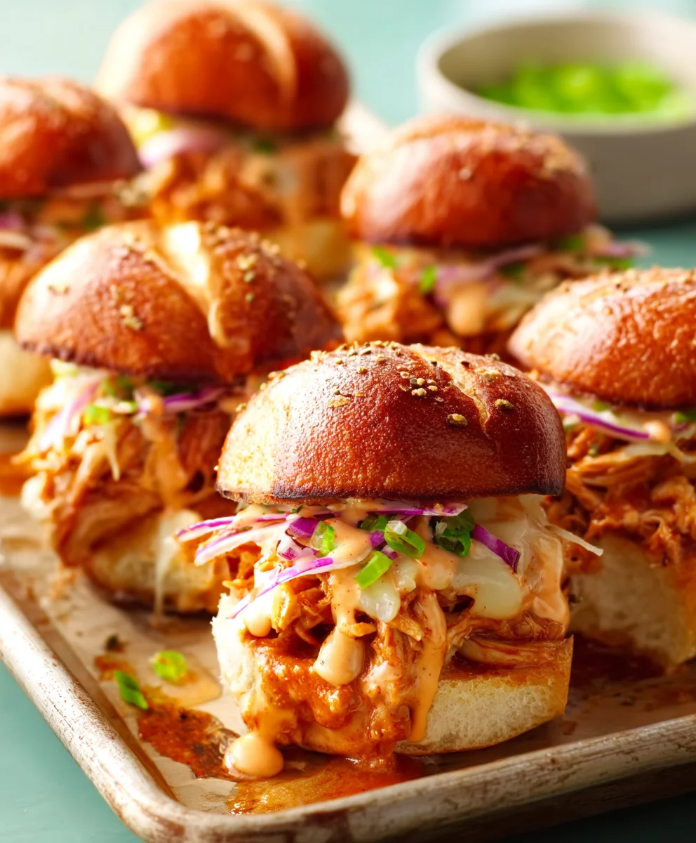 Bang Bang Chicken Sliders- Quick & Easy Recipe