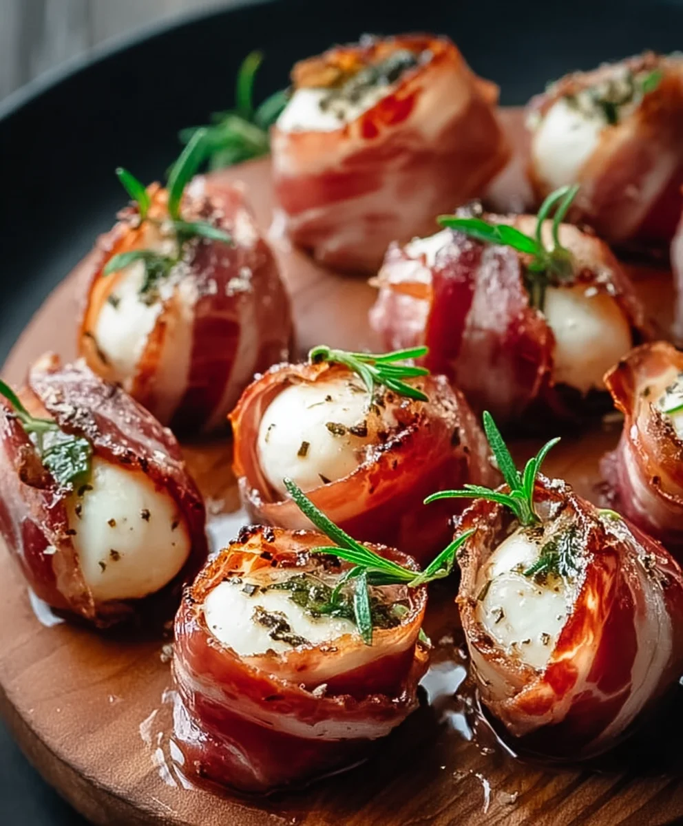 Beef Prosciutto Beef Mozzarella Bites - Easy Appetizer