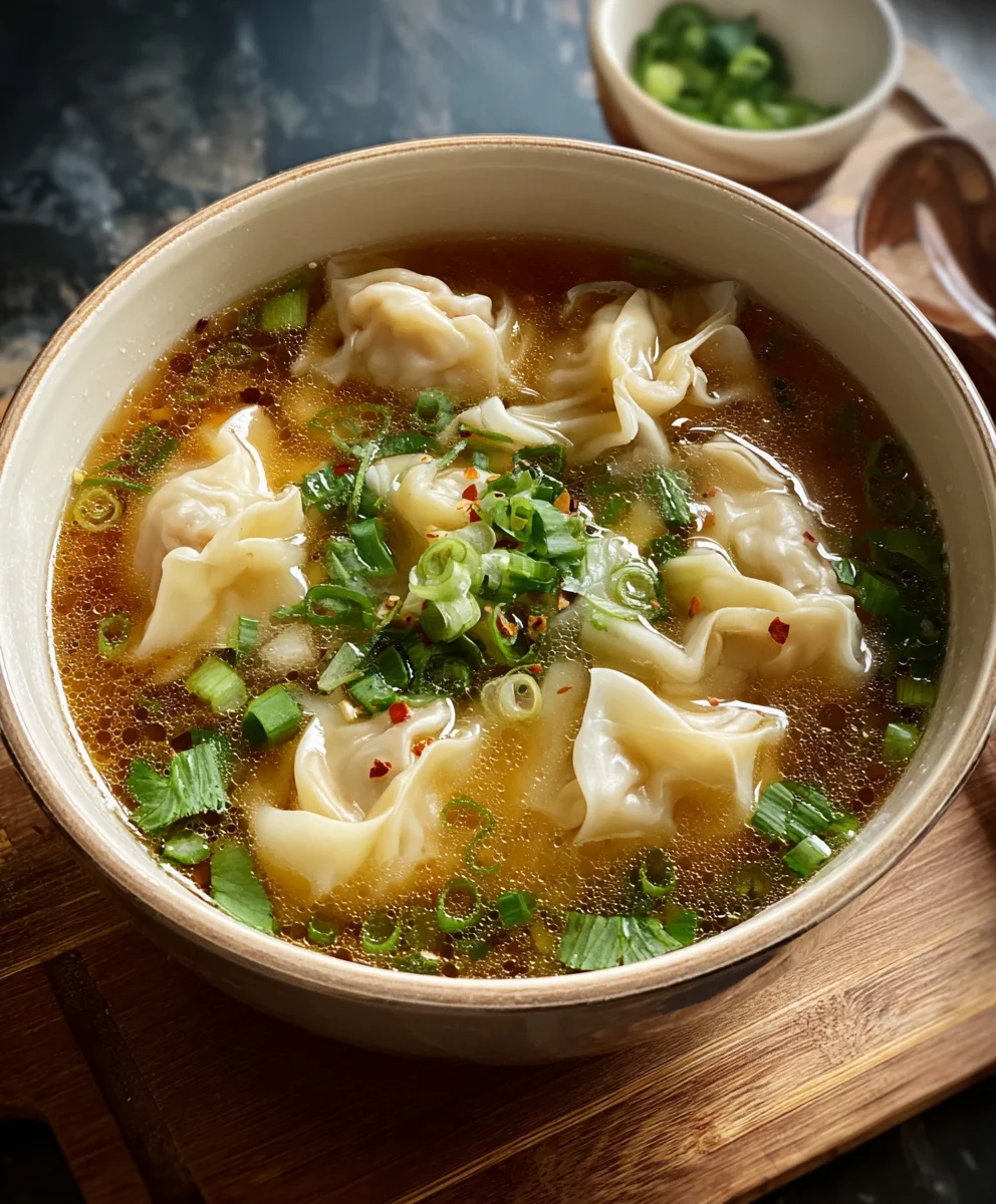 Easy Beef Wonton Soup - Quick & Flavorful Recipe