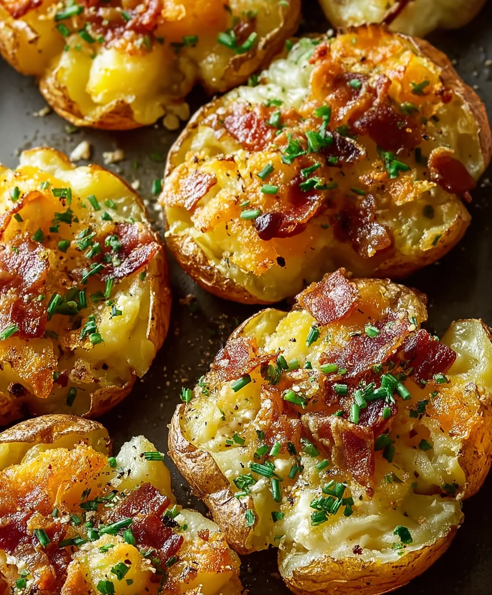 Crispy Smashed Potatoes- Easy & Delicious Recipe