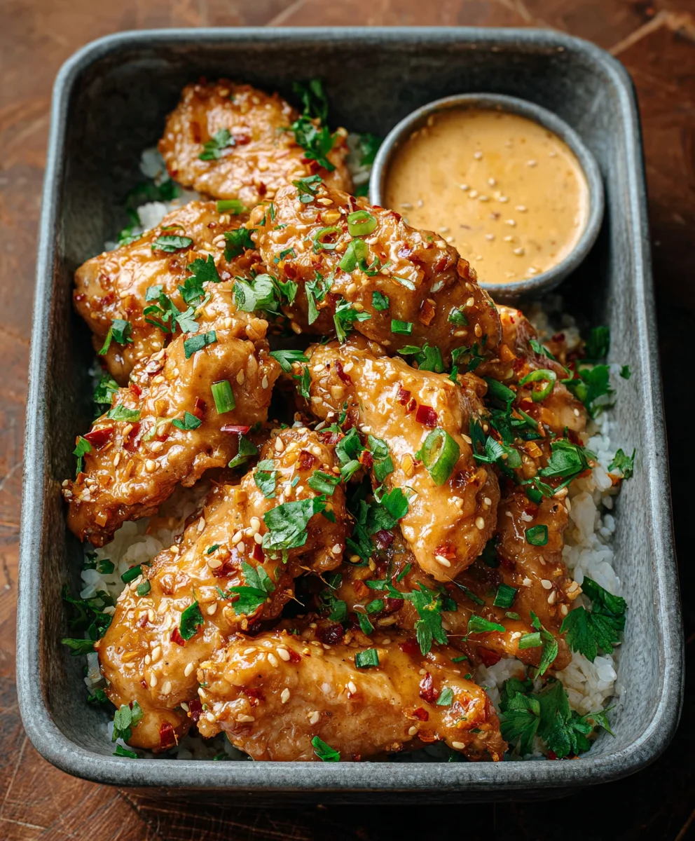 Easy Bang Bang Chicken-Creamy Spicy Delight