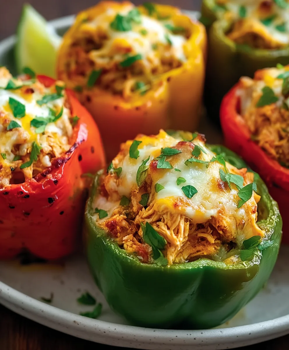 Easy Chicken Stuffed Peppers Recipe