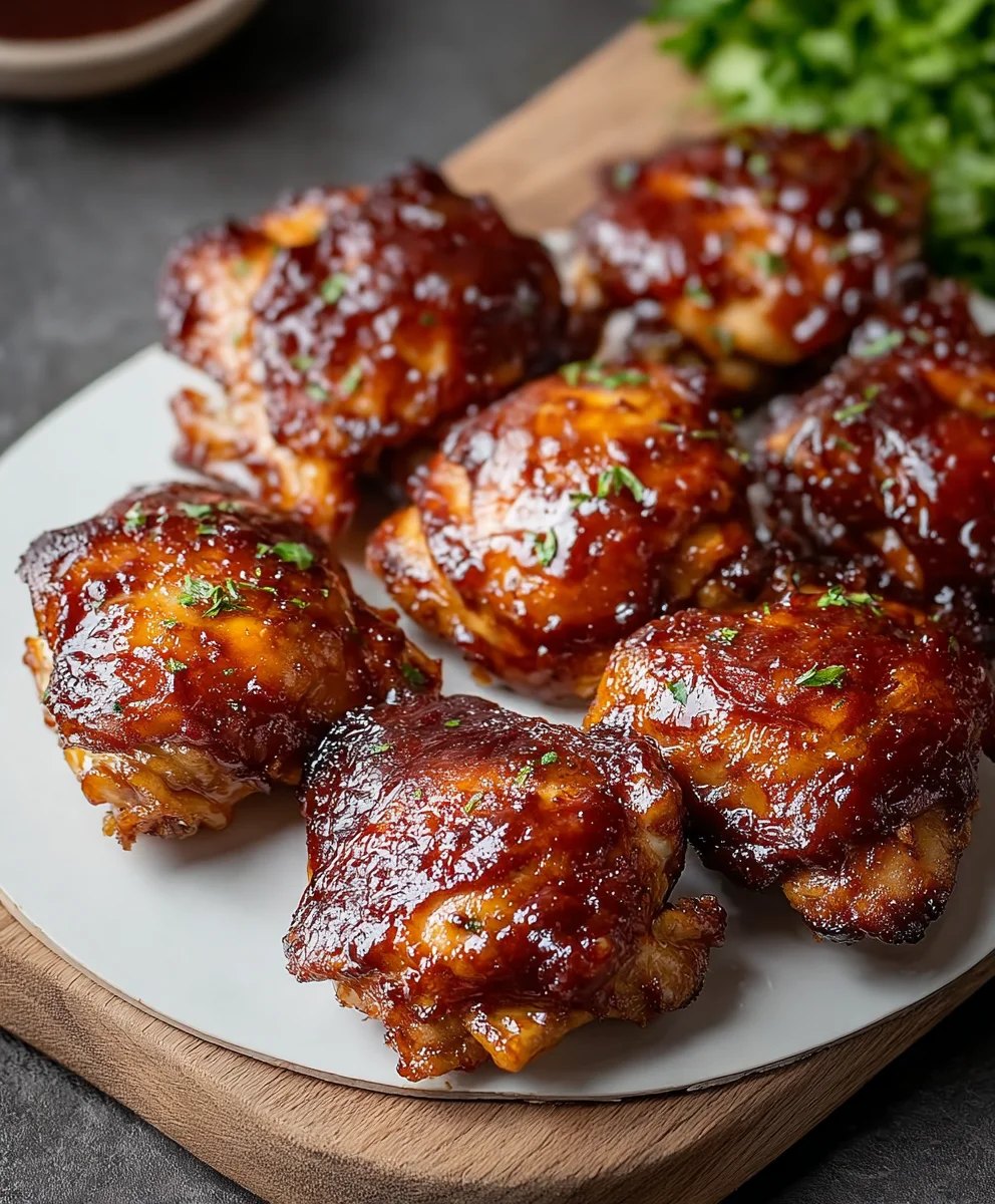 Quick BBQ Chicken Thighs- Easy Weeknight Dinner