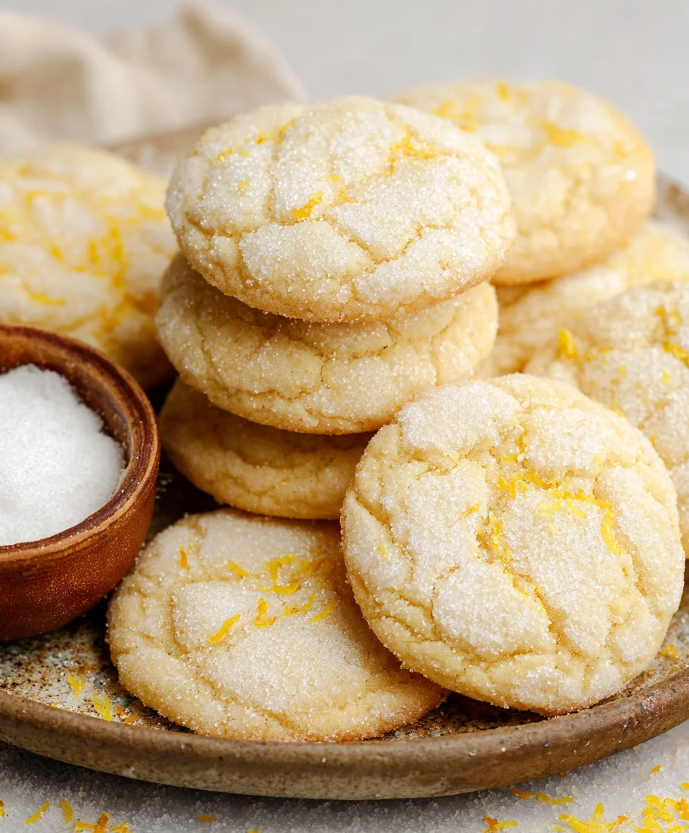 Soft Chewy Lemon Cookies-Perfectly Zesty Treats