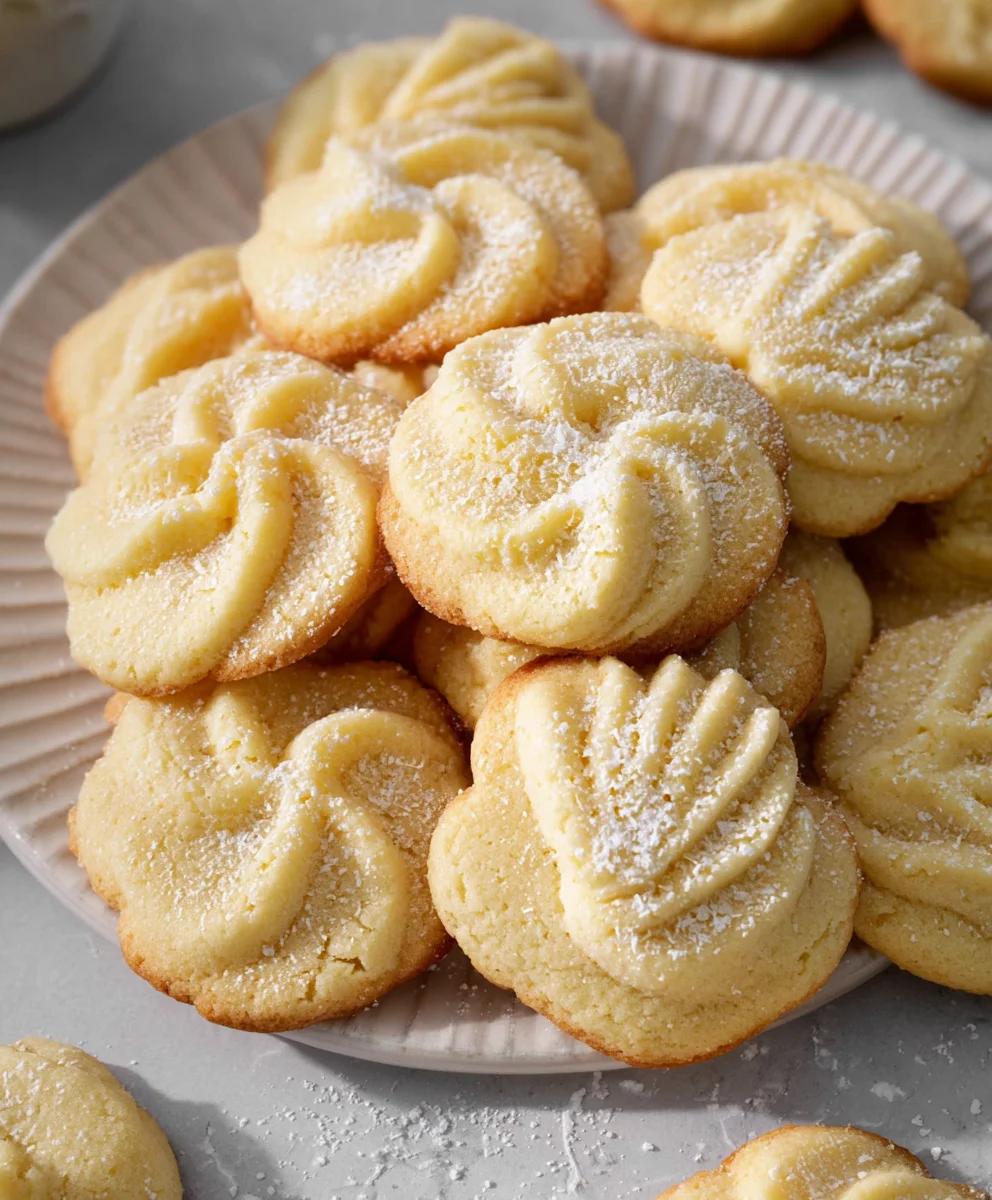 Melt-in-your-mouth Danish Butter Cookies Recipe