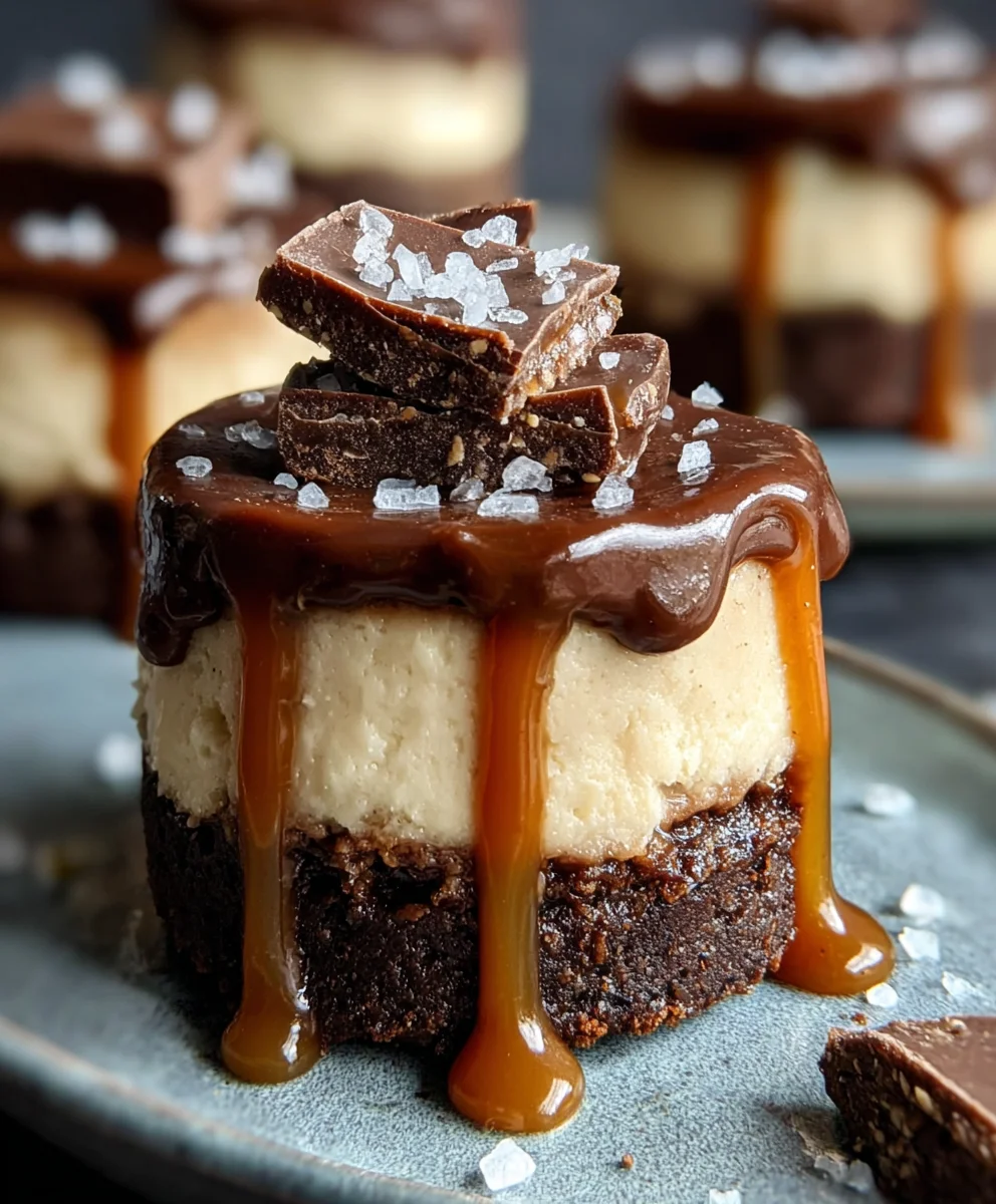 Raw Caramel Brownie Cheesecake-No Bake Treat