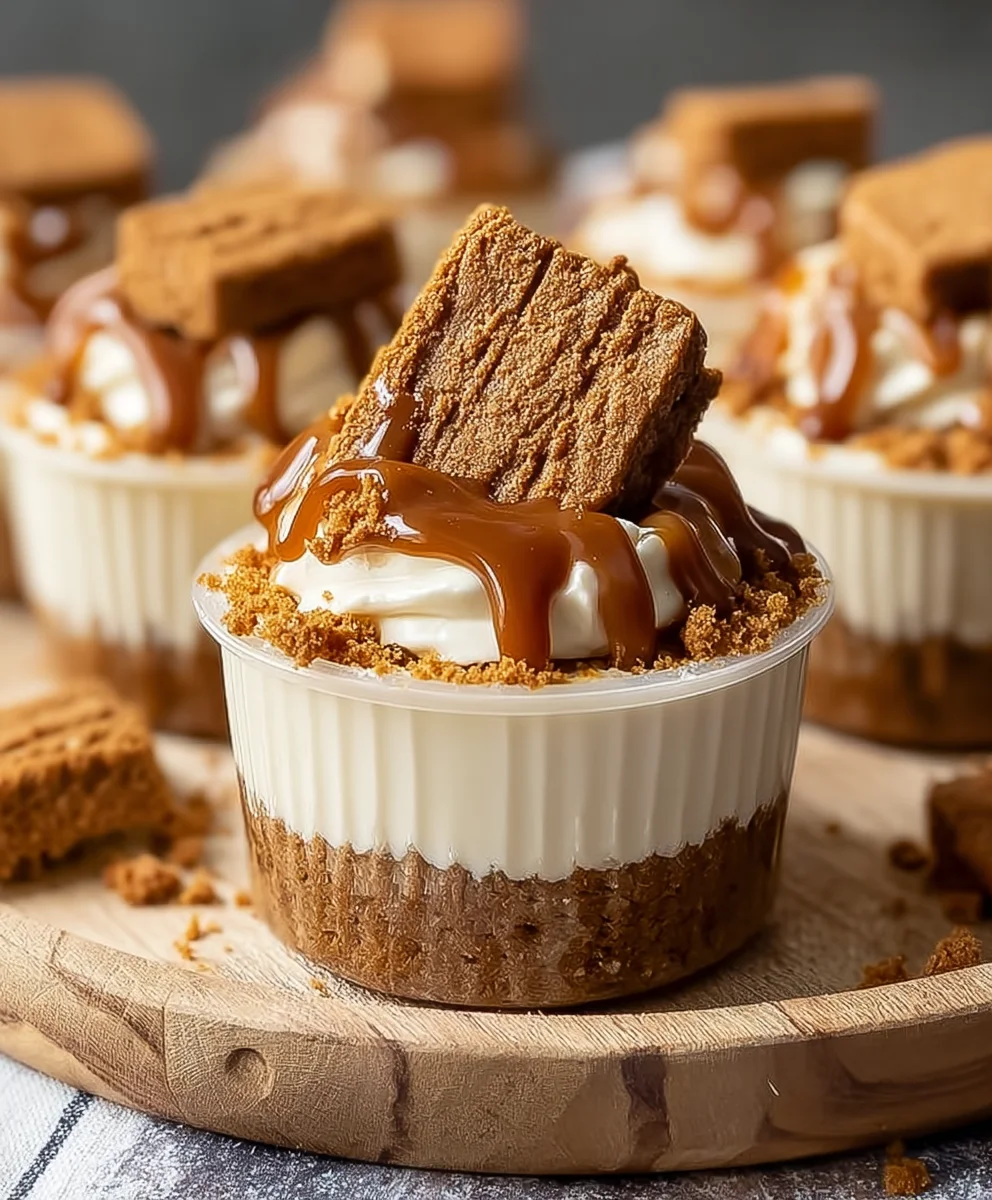 Easy Biscoff Cheesecake Cups - Delicious Dessert Recipe