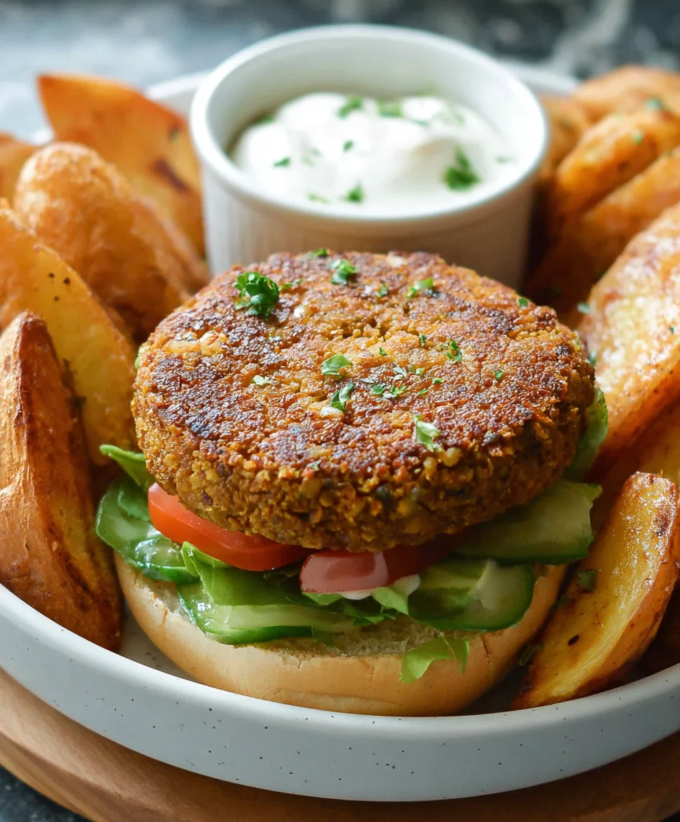 Easy Lentil Burgers Quick Healthy Plant-Based Meal
