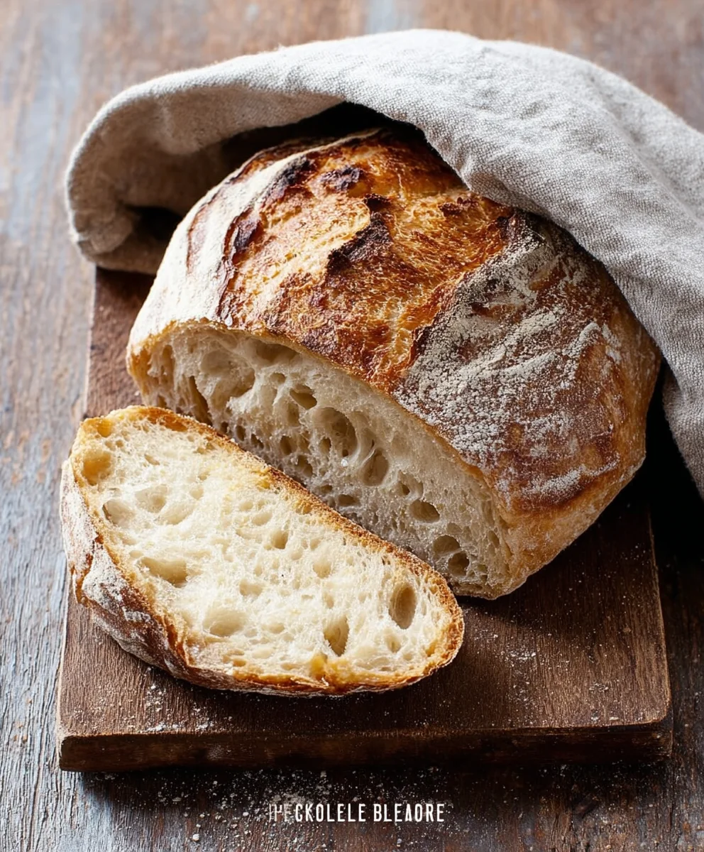 Easy Rustic Bread Recipe- Homemade Comfort Food