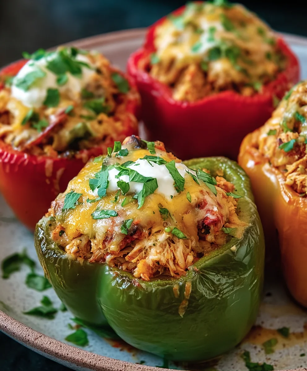 Easy Chicken Stuffed Peppers Recipe
