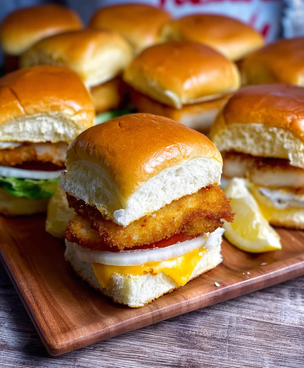 Easy Filet-O-Fish Sliders - Best Fish Burger Recipe