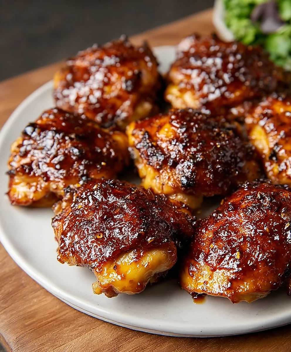 Quick BBQ Chicken Thighs- Easy Weeknight Dinner