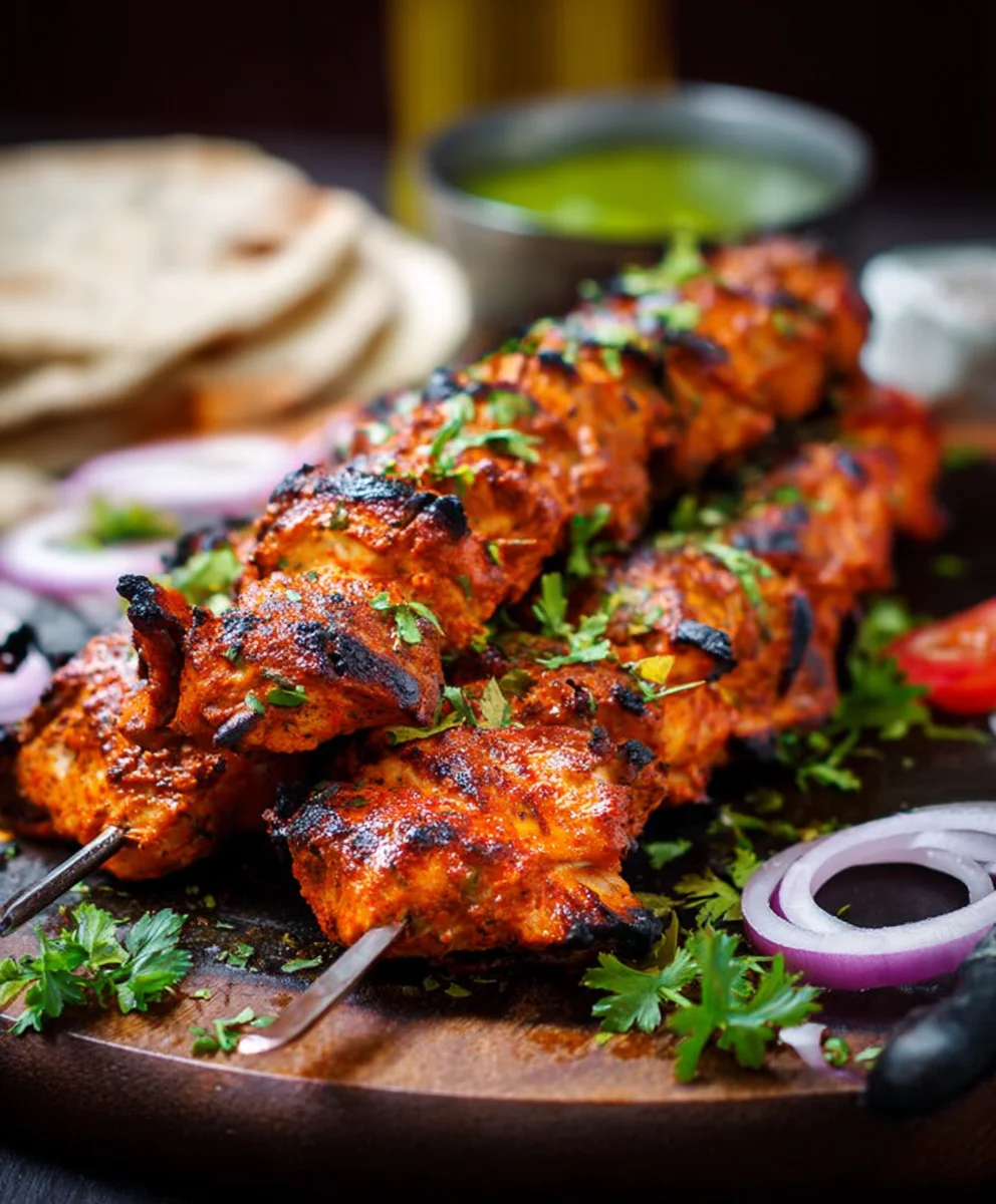 Easy Chicken Tikka Kebab Recipe-Flavorful & Delicious