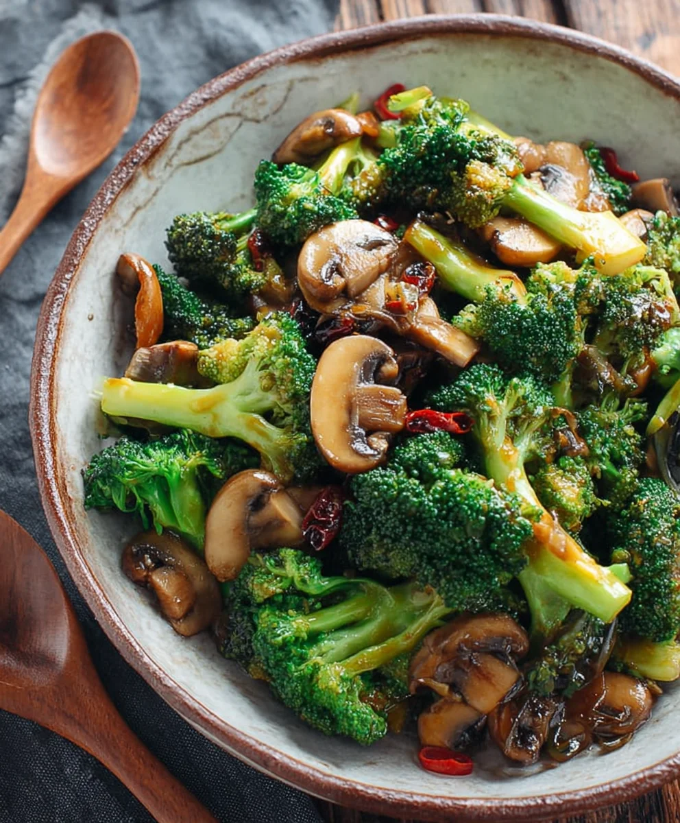Easy Broccoli Mushroom Beef Stir Fry Recipe