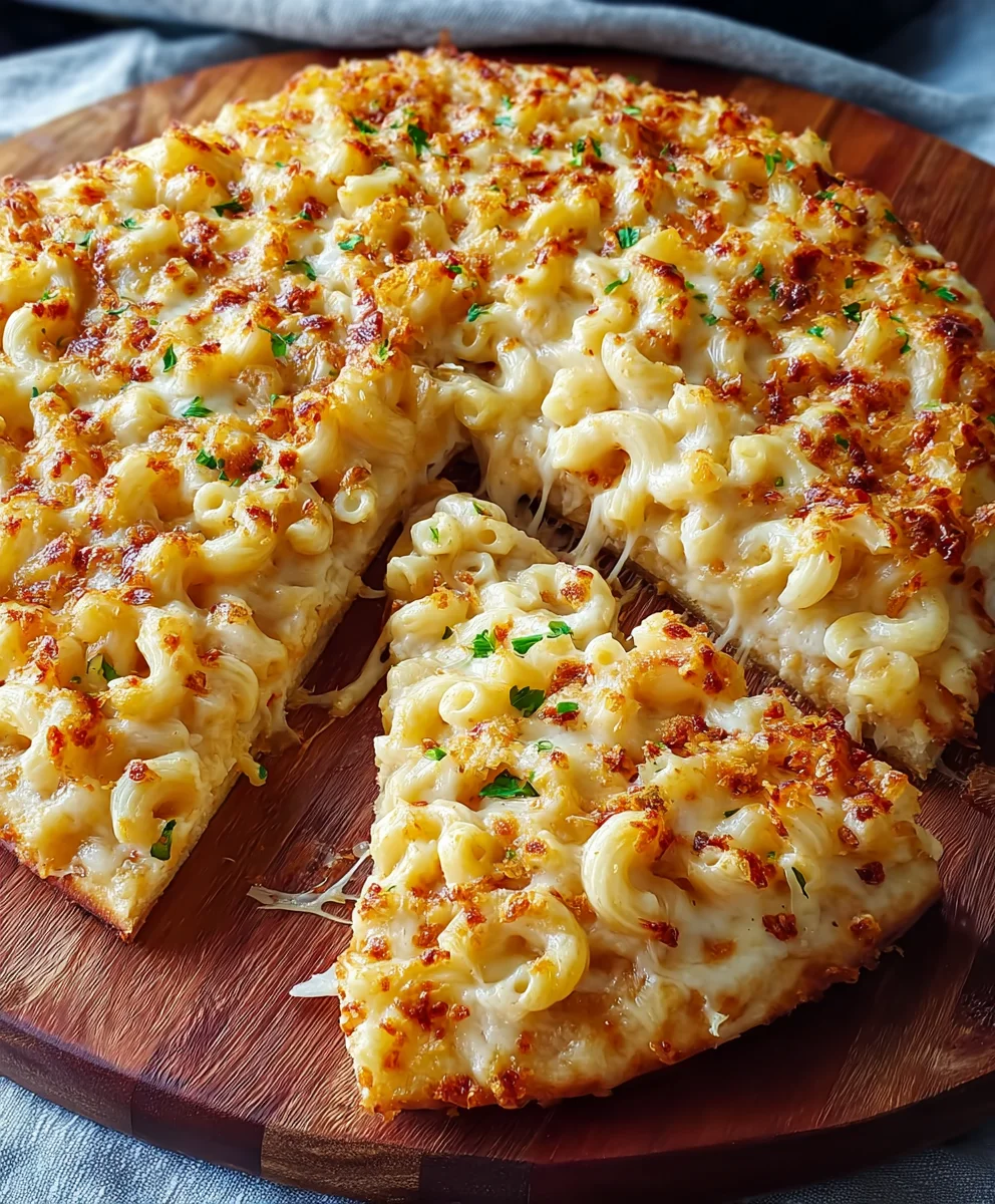 Ultimate Mac & Cheese Pizza Recipe-Creamy Gooey Comfort