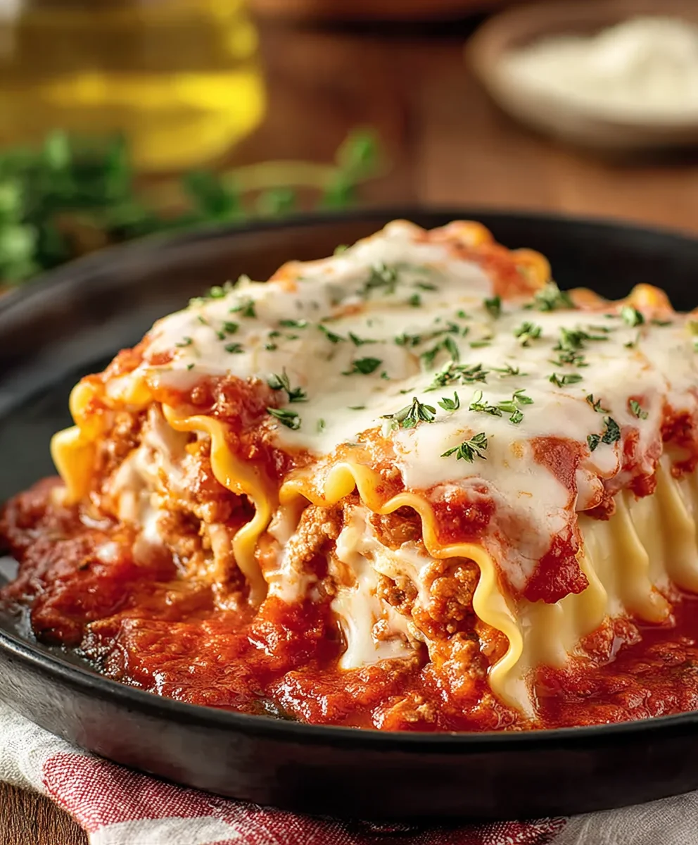 Easy Lasagna Roll Ups-Beef & Cheese Delight