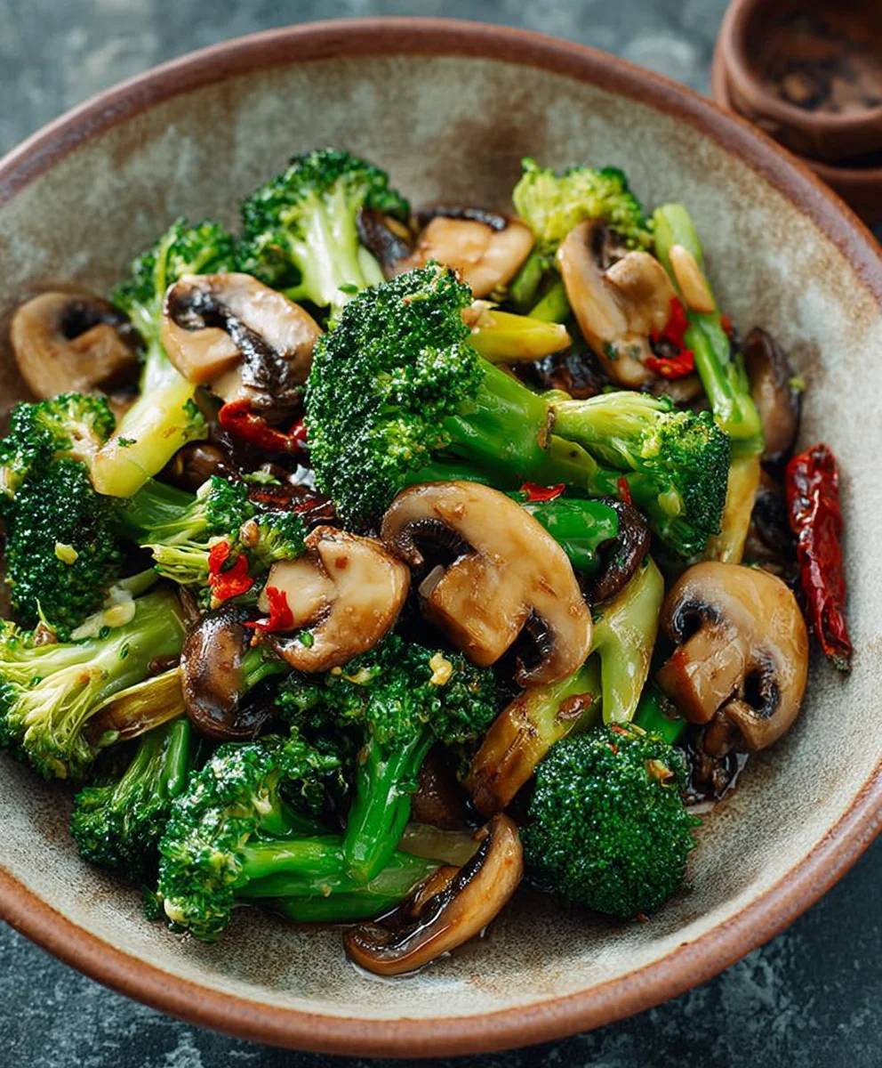 Easy Broccoli Mushroom Beef Stir Fry Recipe