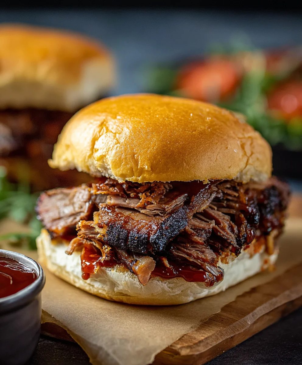 Smoky BBQ Beef Brisket Sandwich-Best Flavor