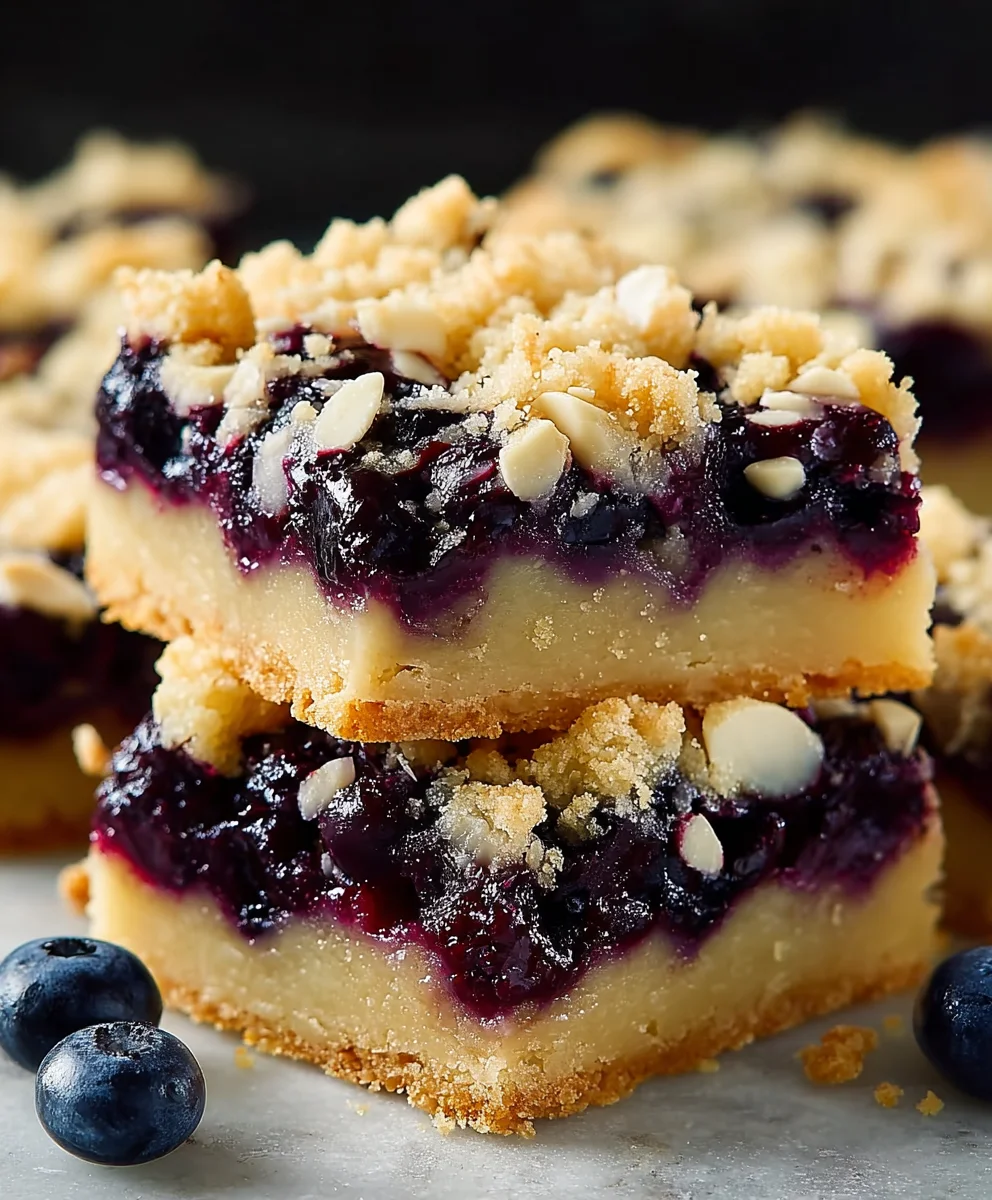 Blueberry Pie Cookie Bars-Easy No Fuss Recipe