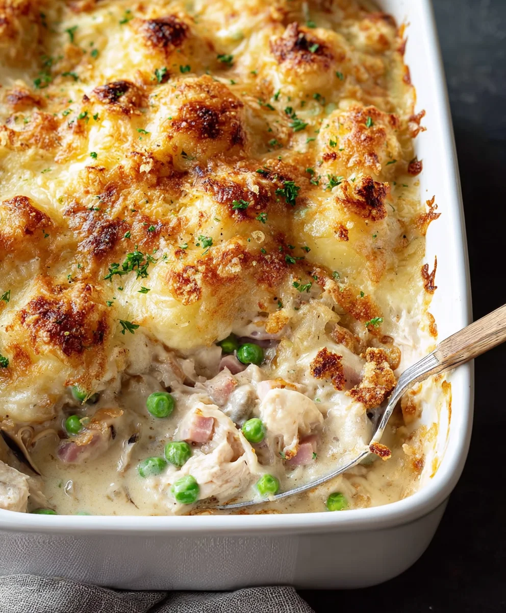 Creamy Beef Cordon Bleu Casserole Recipe