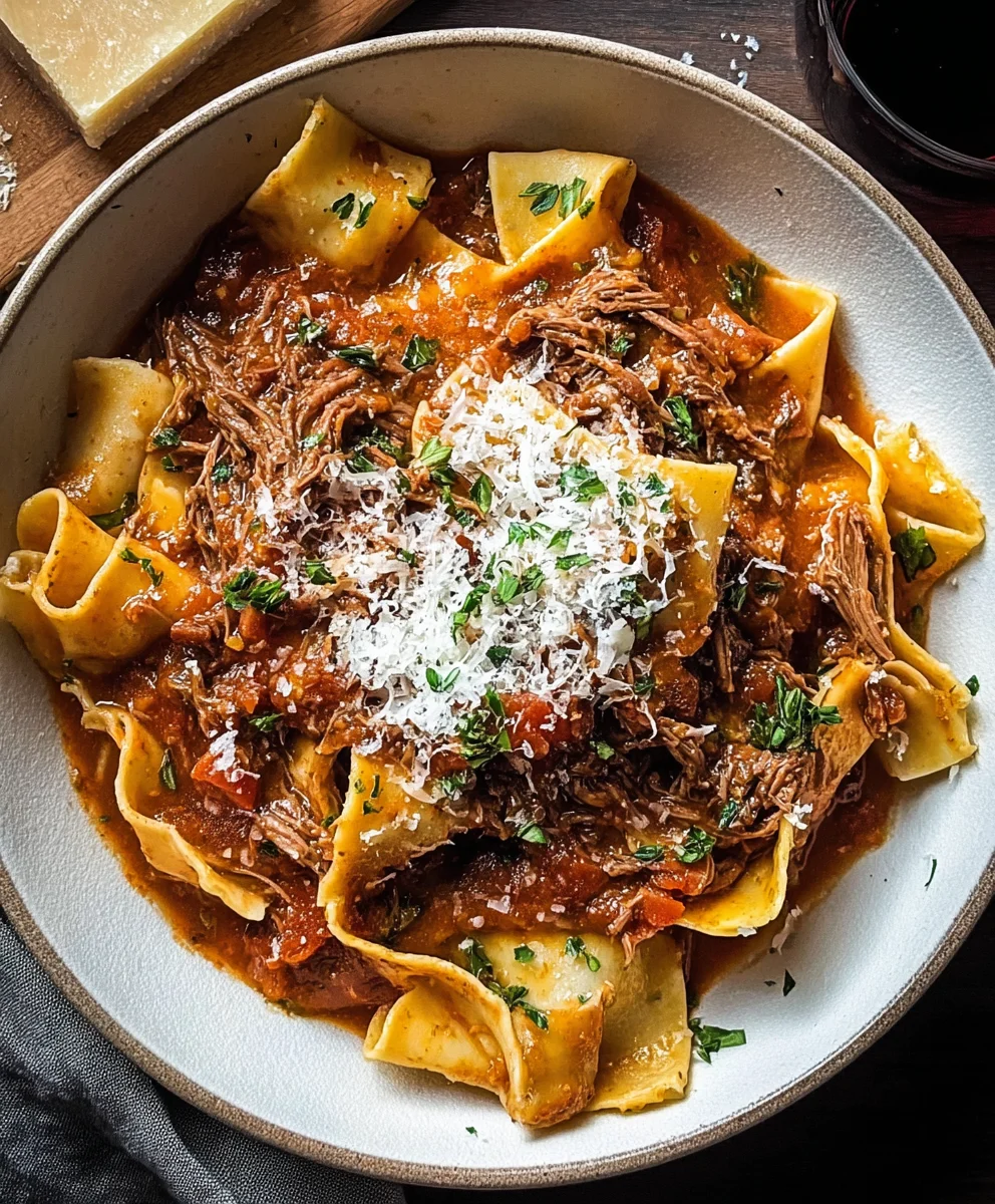 Easy Slow Cooker Beef Ragu - Comfort Food