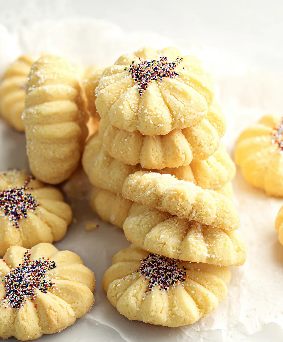 Easy Italian Butter Cookie Recipe-Melt-in-Your-Mouth Delights