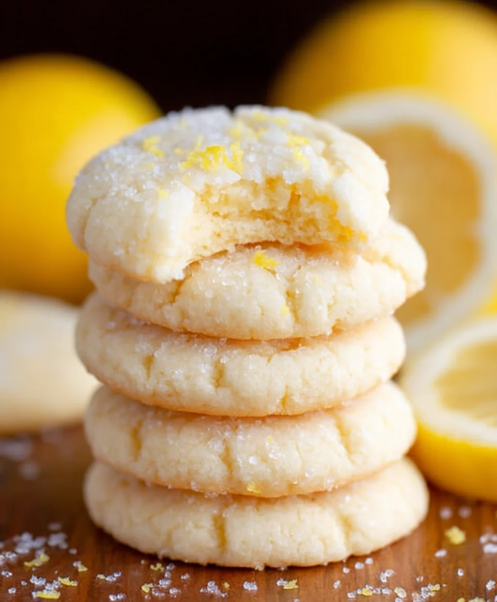 Easy Lemon Sugar Cookies Recipe-Simple & Sweet